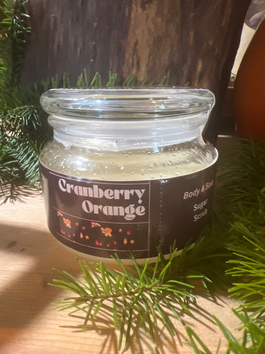 Cranberry Orange Sugar Scrub