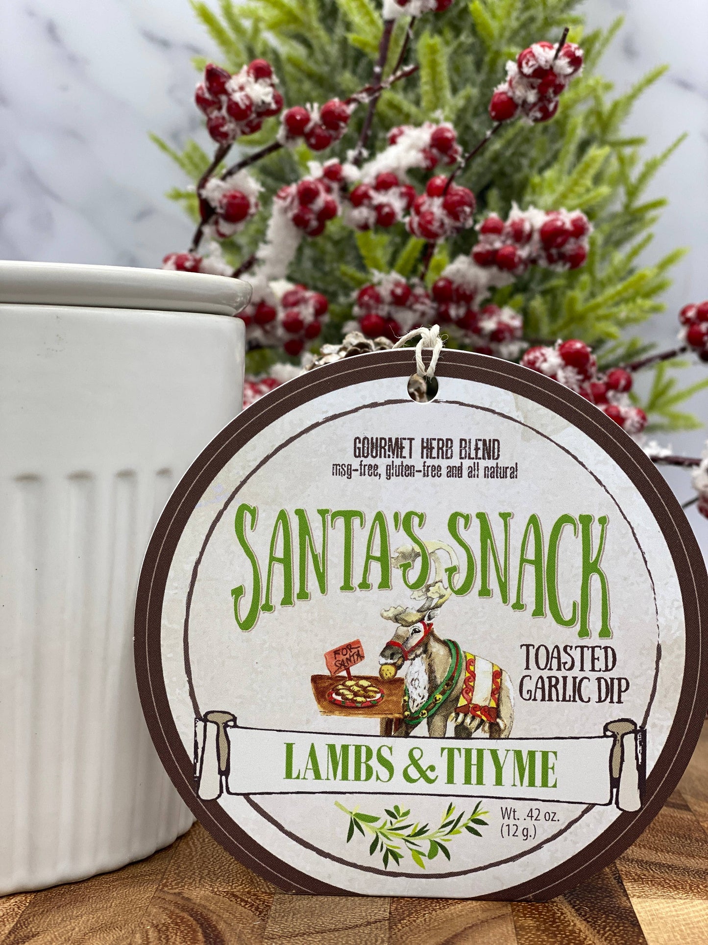 Santa’s Snack Toasted Garlic Dip Mix