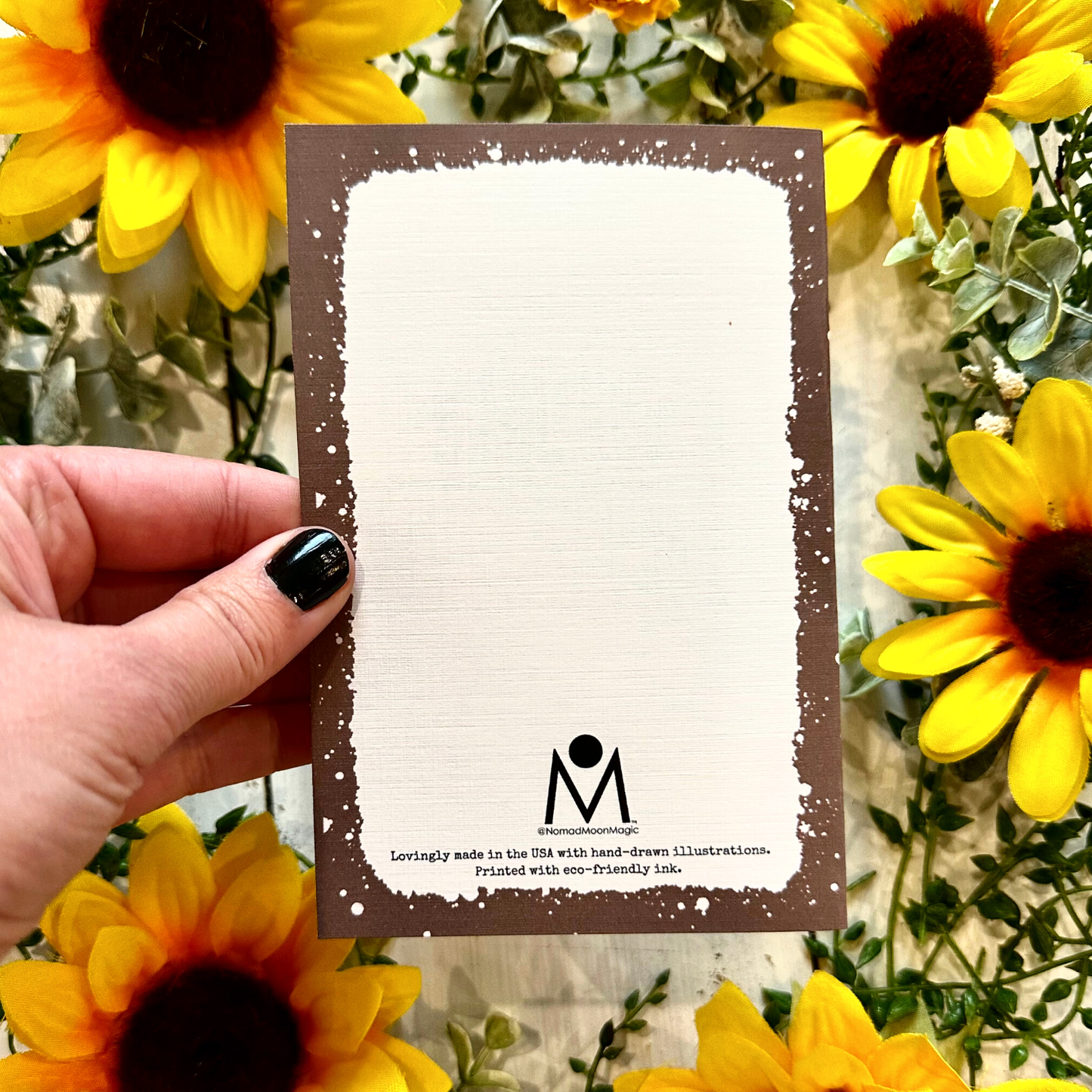 Mantis and Mushroom Card