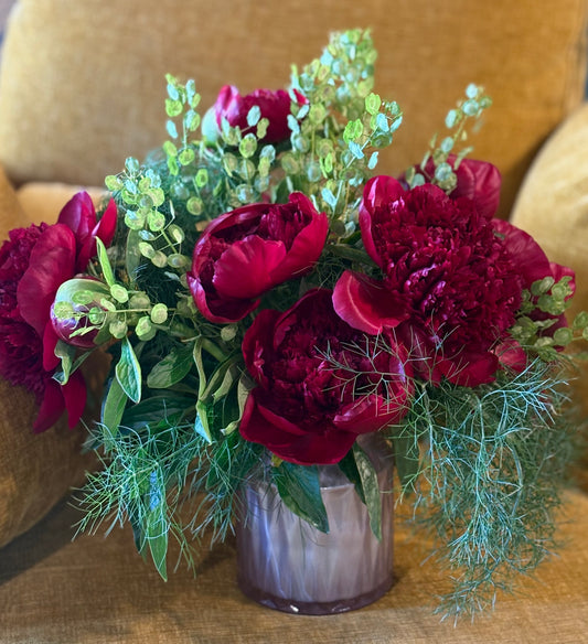 Shimmering Peonies