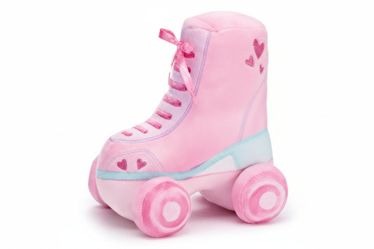 Plush Pink Roller Skate