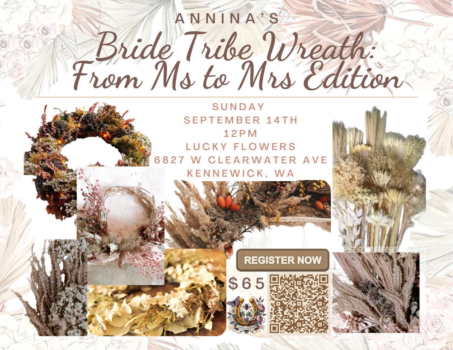 Annina's Bride Tribe Wreath: From Ms to Mrs Edition
