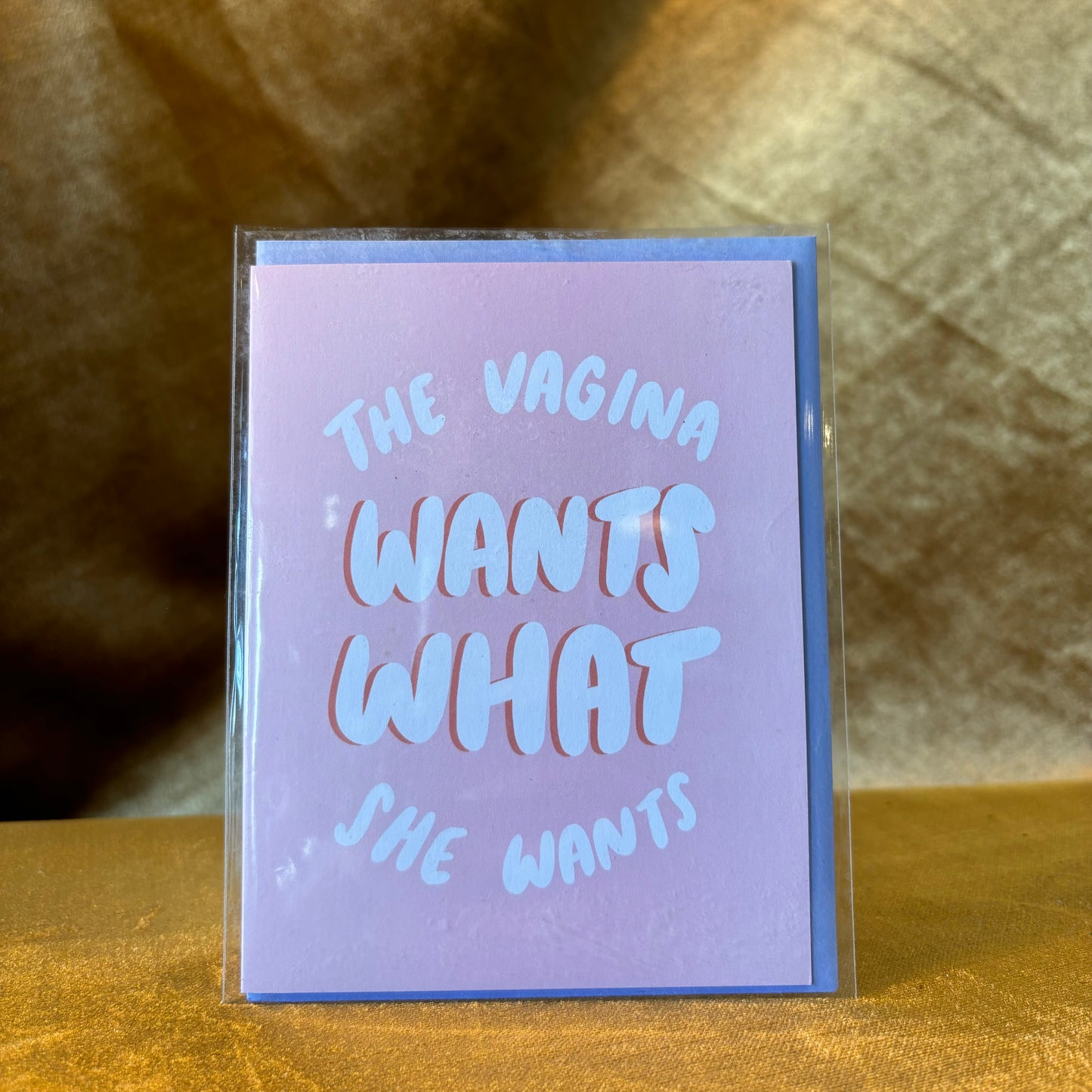 The Vagina Wants What She Wants… Card