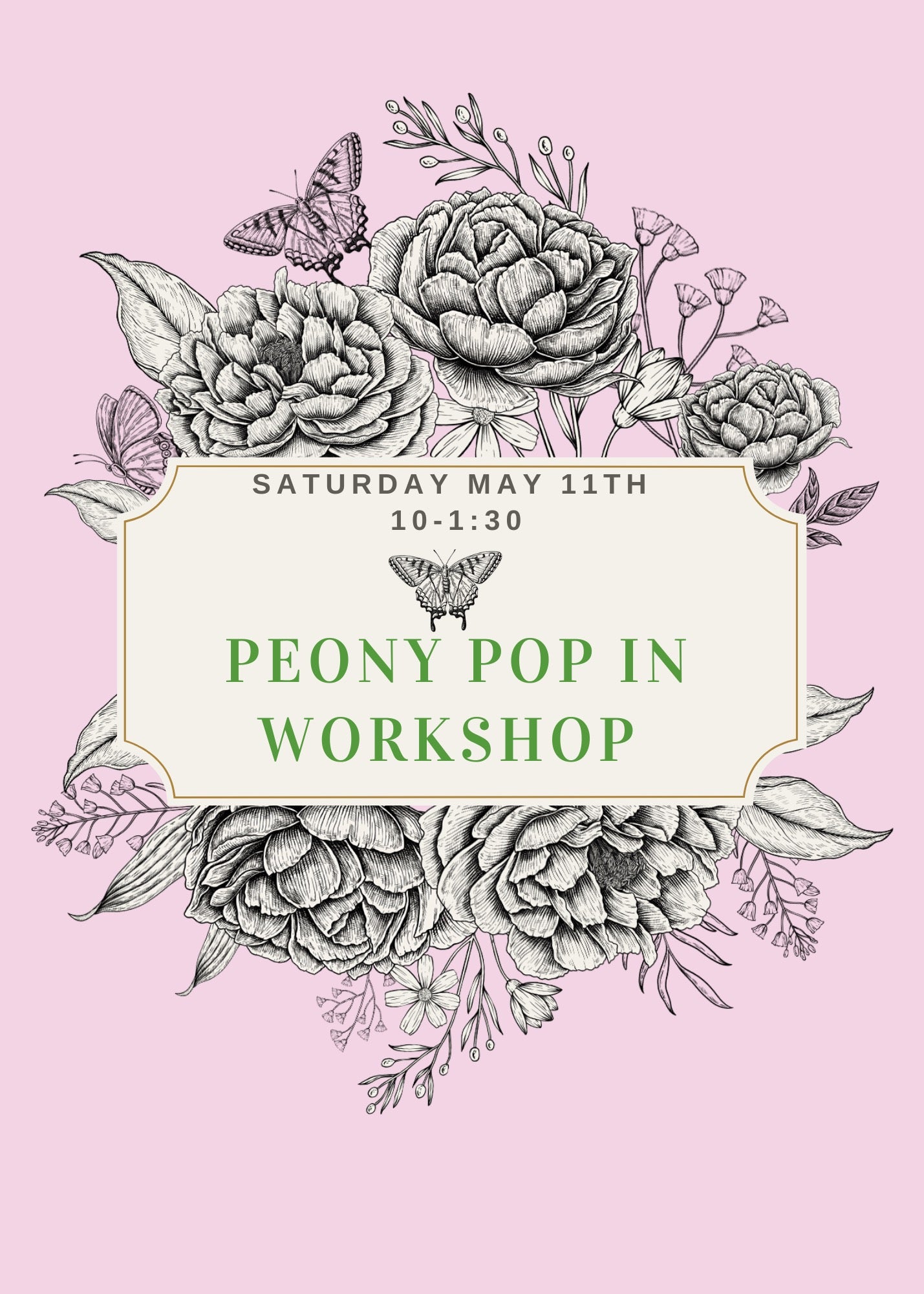 Peony Pop-In Workshop