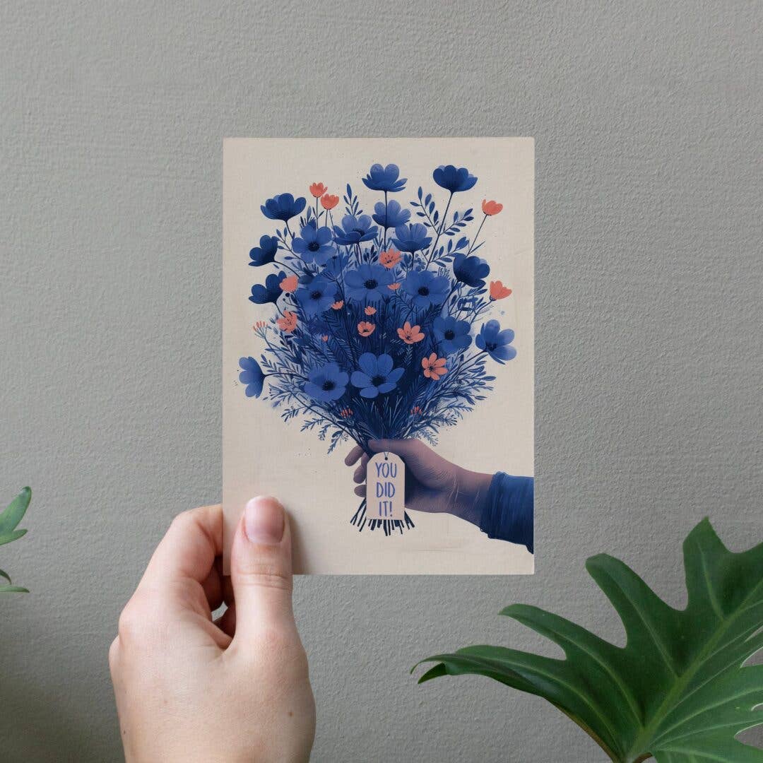 Botanopia USA - gifts , decor and cards for plant lovers - You did it | Congratulations Card | Birthday Card
