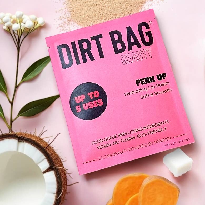 Organic Hydrating Vegan Powder Lip Mask + Polish 