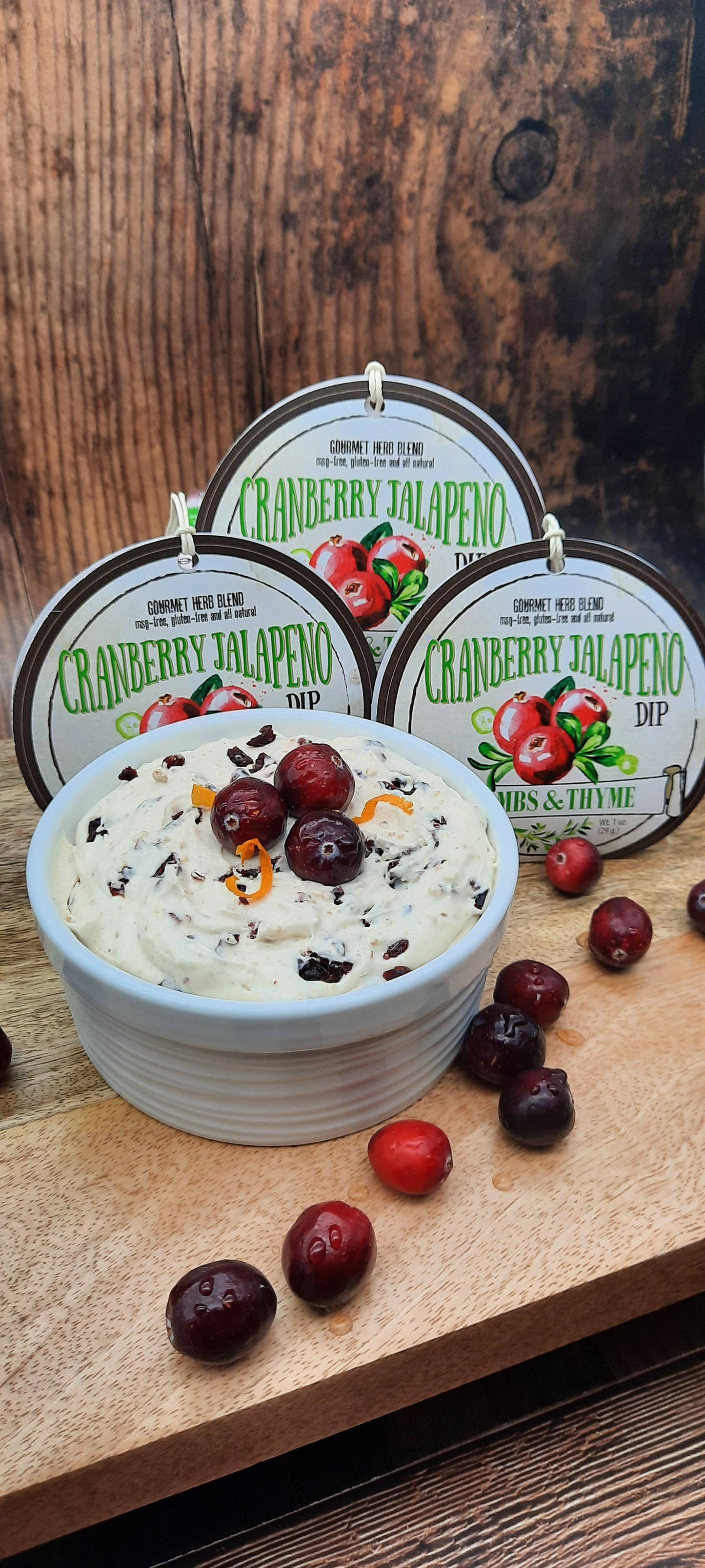 Cranberry Jalapeno Dip Mix