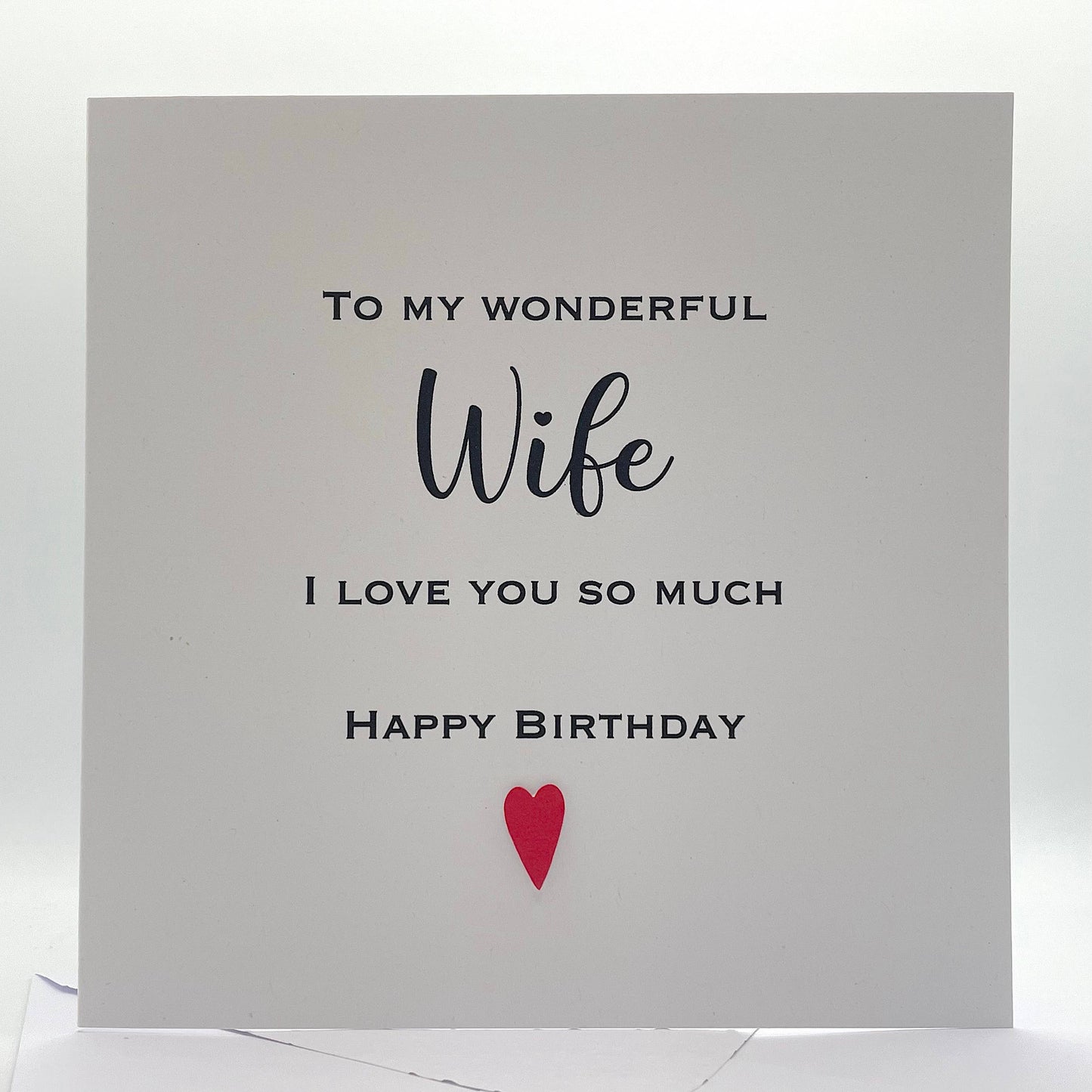 Wife Birthday Card