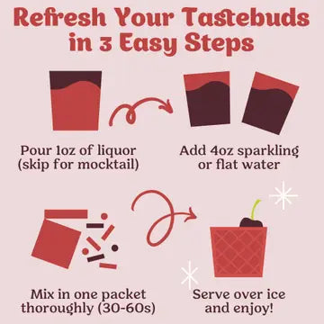 Black Cherry Old Fashioned Cocktail / Mocktail Mixer
