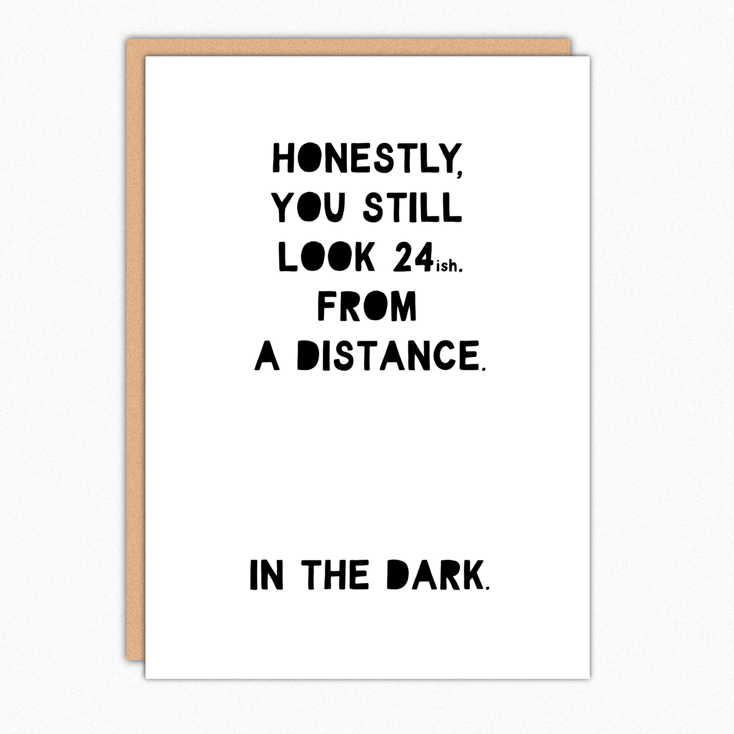 From A Distance In The Dark Birthday Card