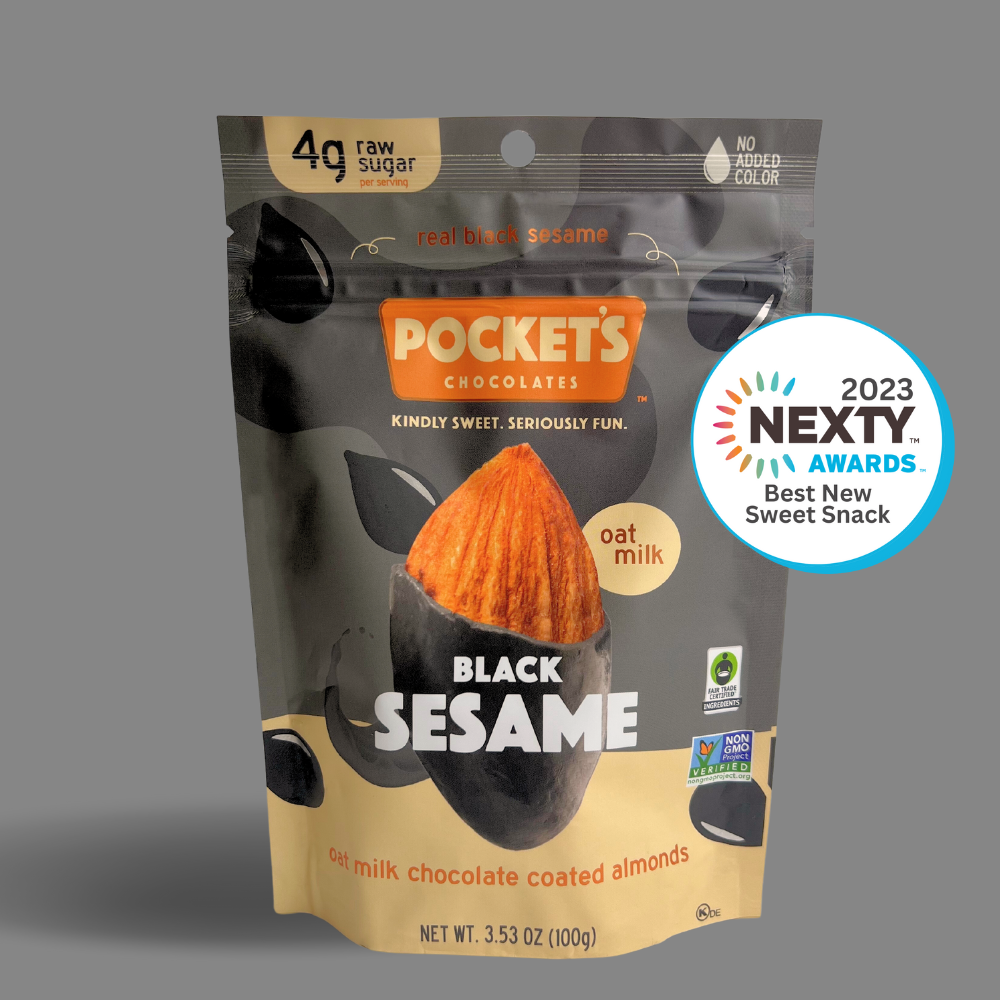 Black Sesame Chocolate Almonds