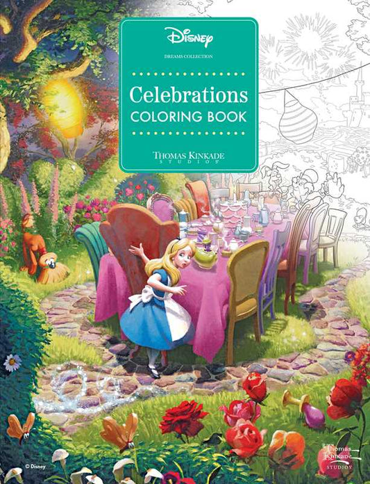 Disney Dreams Collection Thomas Kinkade Studios Coloring Book