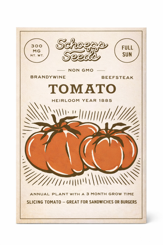 Heirloom Tomato Garden Seed Packet