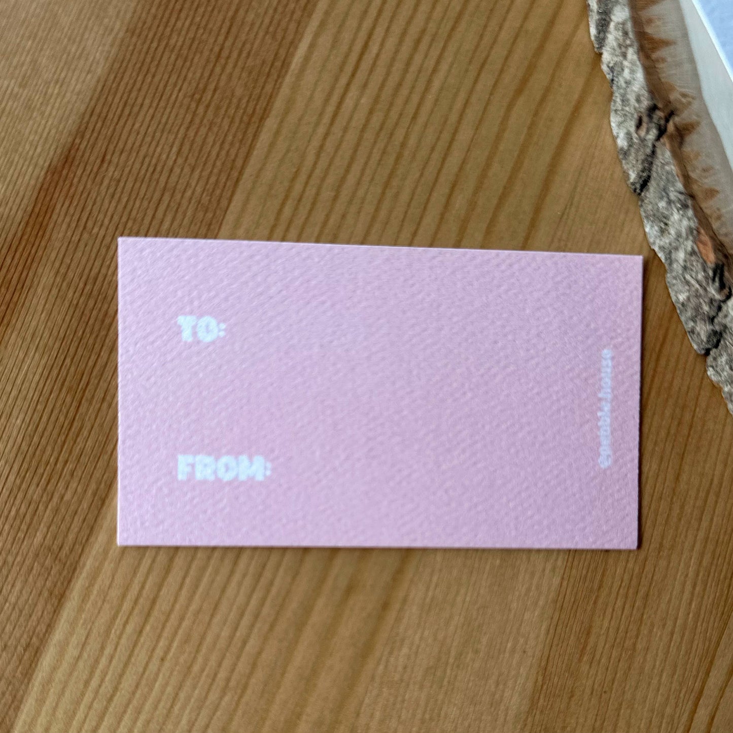 "You're a Gem!" HEART Mini Crystal Greeting Card