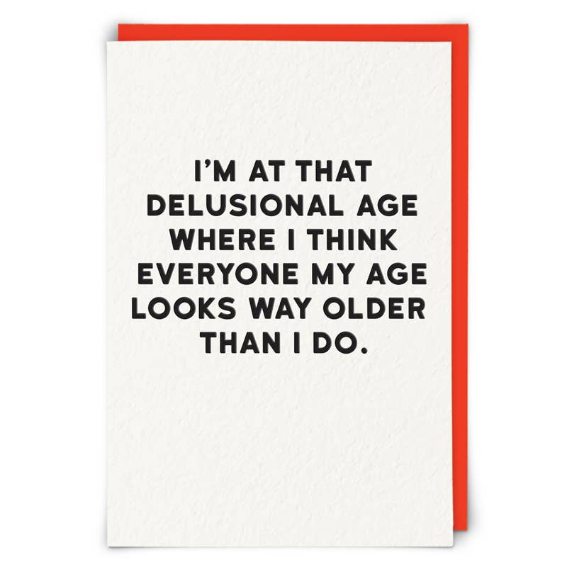 Delusional Greetings Card