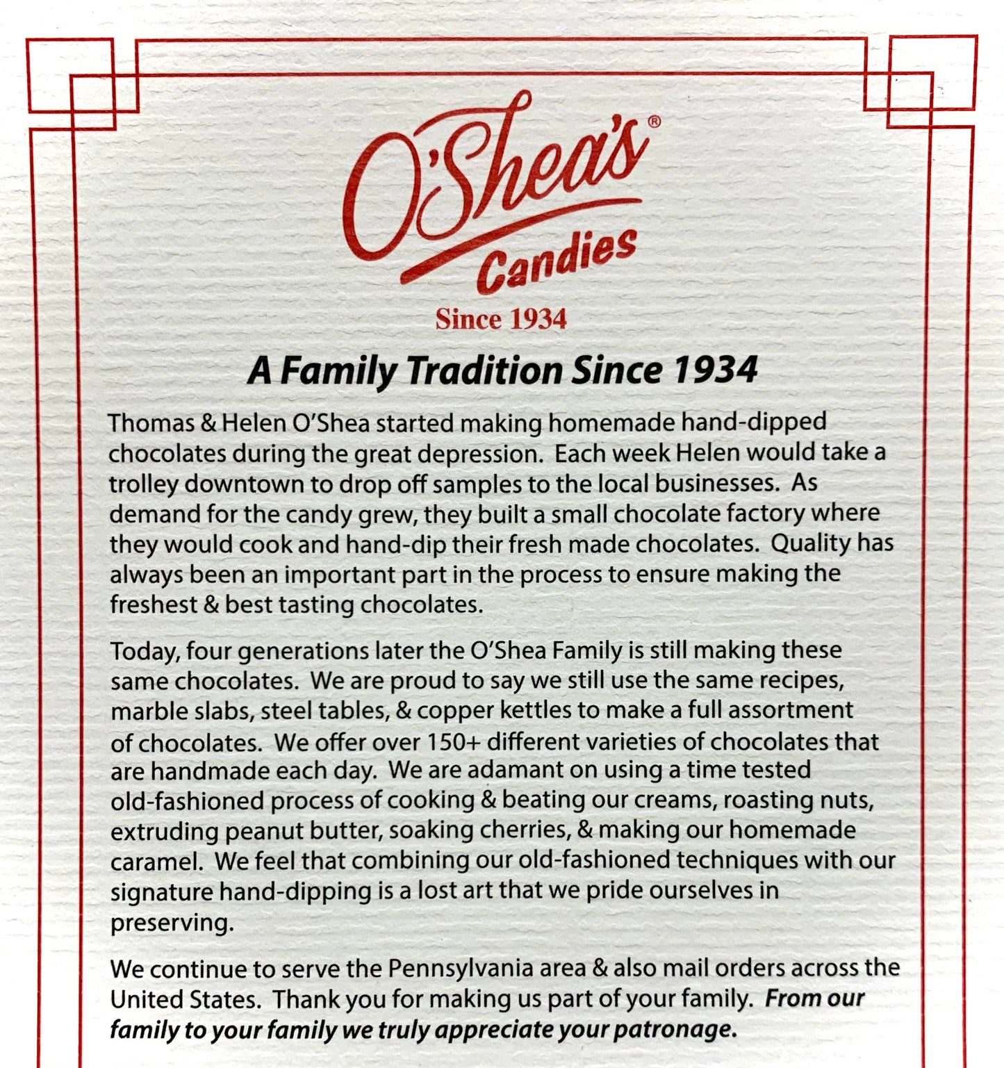 Deluxe Assortment Chocolate Gift Box