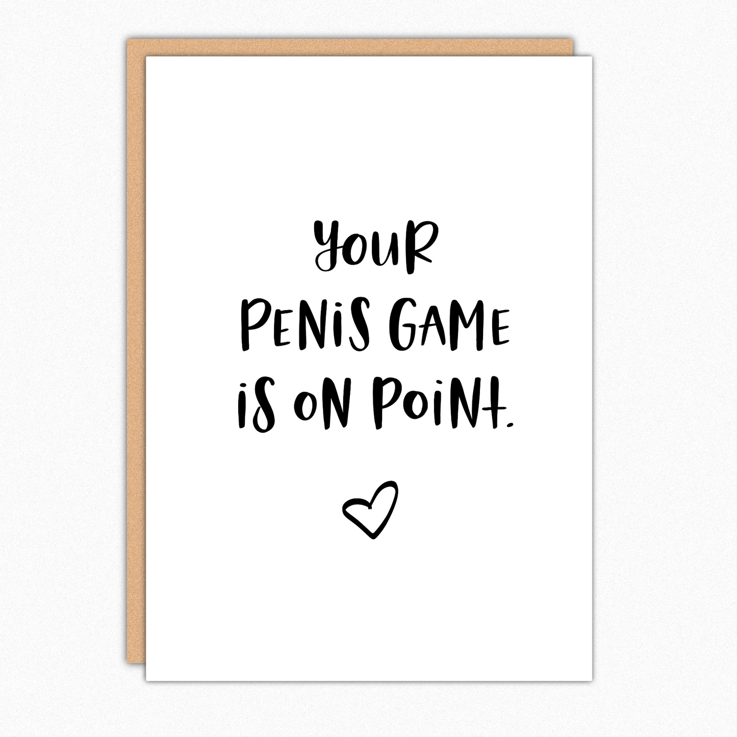Penis Game Card