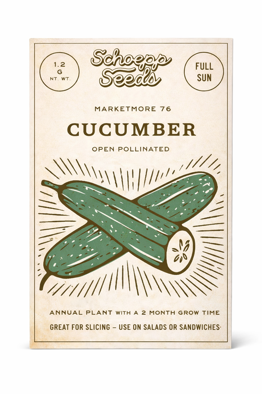 Heirloom Cucumber Garden Seed Packet