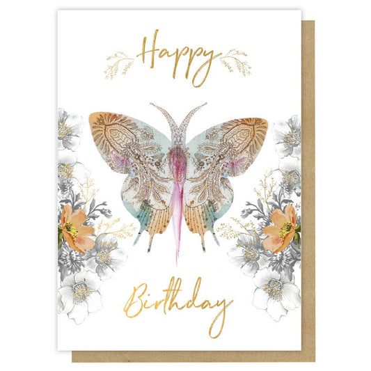 Paisley Butterfly Card