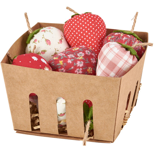Sweet Strawberries In Basket
