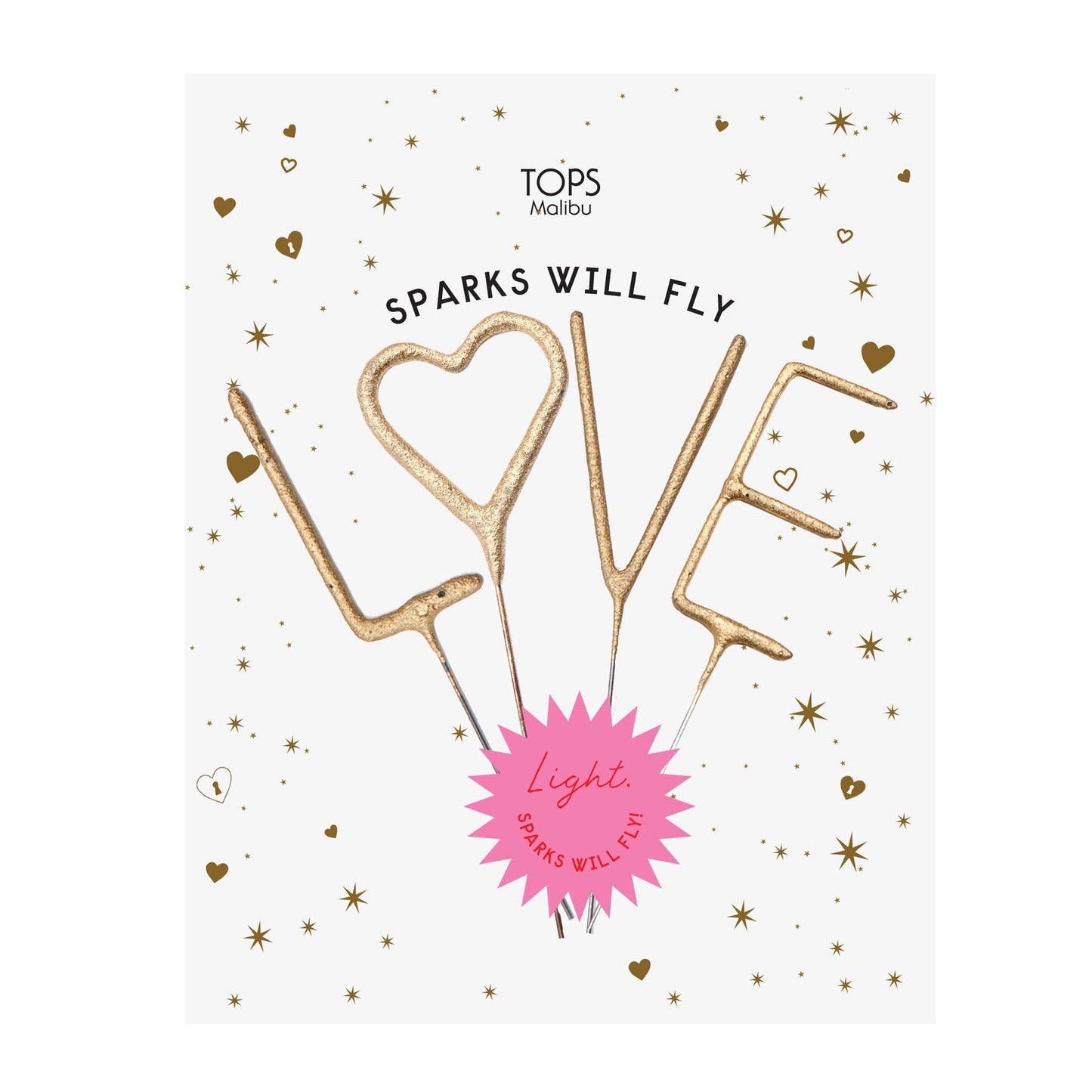 Sparks Will Fly Sparkle Card LOVE