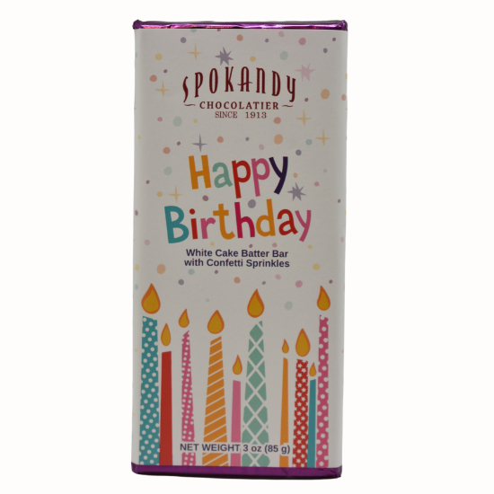 Spokandy Chocolatier - Birthday Cake Batter Candy Bar