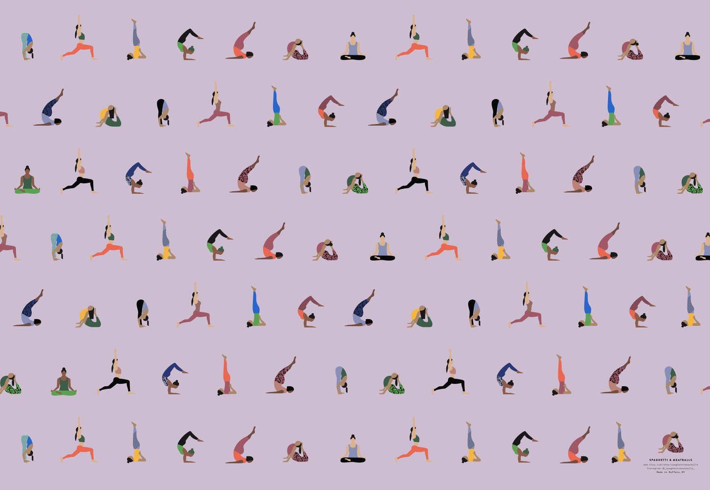 Yoga Wrapping Paper