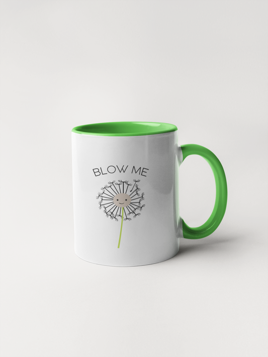 Blow Me - Blowing Dandelion Coffee Mug