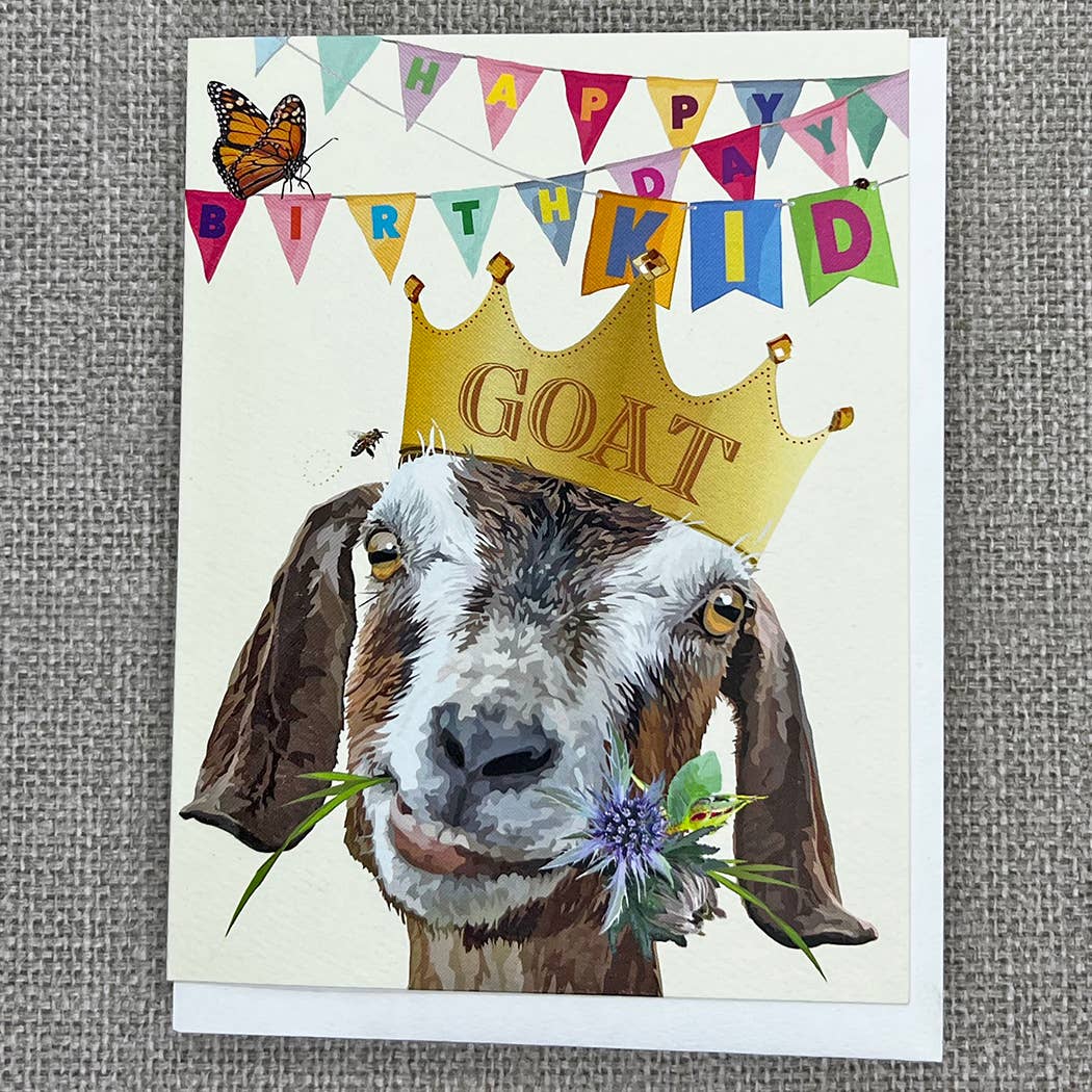 You're the GOAT, kid! Birthday Card