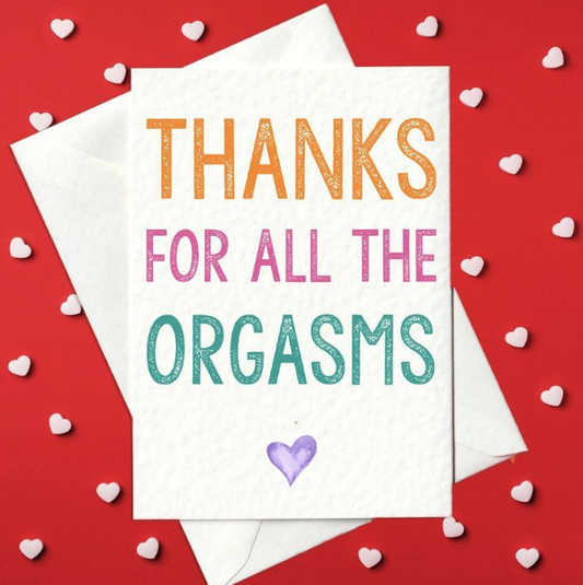 Thanks for all the orgasms